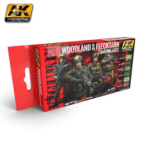 Ak-3250 - Woodland And Flektarn Camo Set (Discontinued) 1