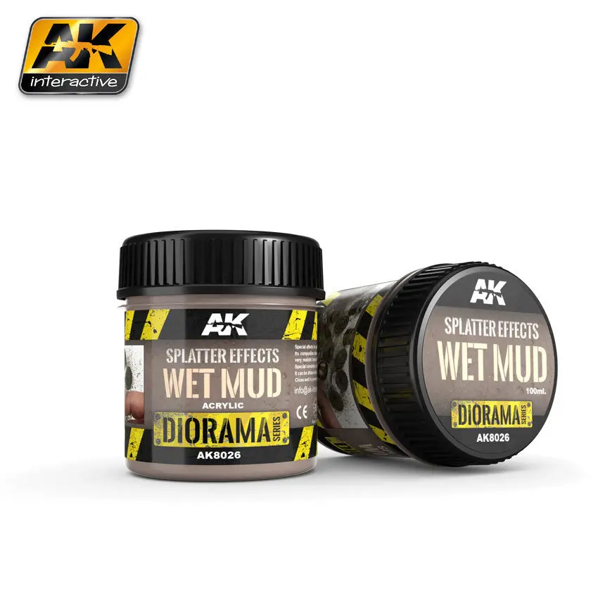 Ak Diorama - Splatter Effects Wet Mud (100Ml) 1