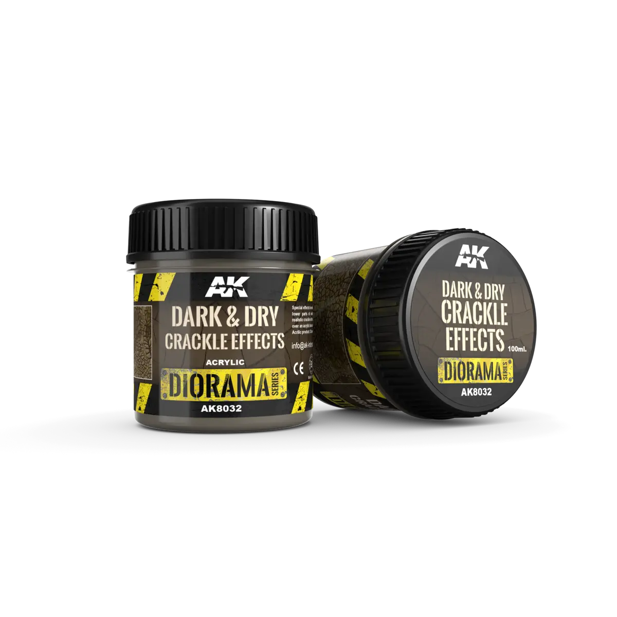 Ak Diorama -  Dark & Dry Crackle Effects (100Ml) 1