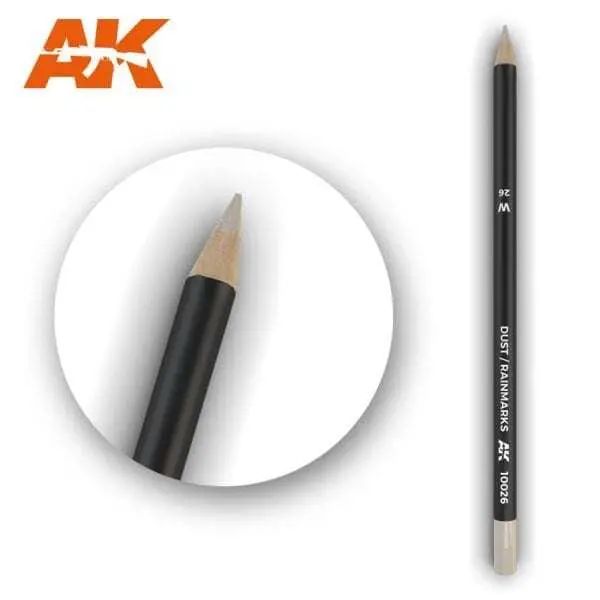 Watercolor Pencil Dust-Rainmarks 1