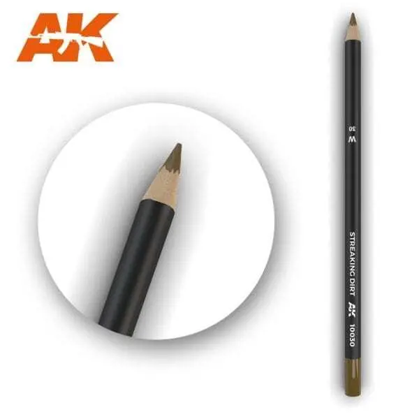 Watercolor Pencil Streaking Dirt 1
