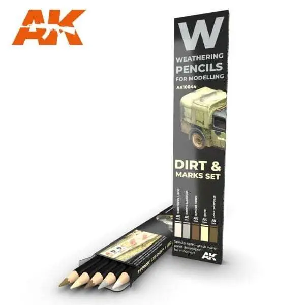 Watercolor Pencil Dirt & Marks Set 1