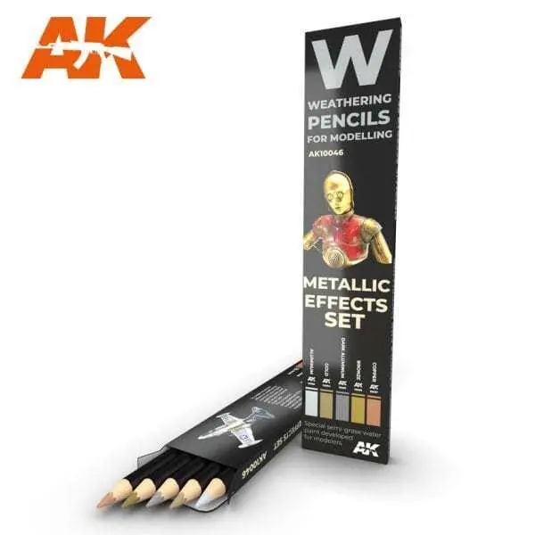 Watercolor Pencil Set Metallic Effects Set 1