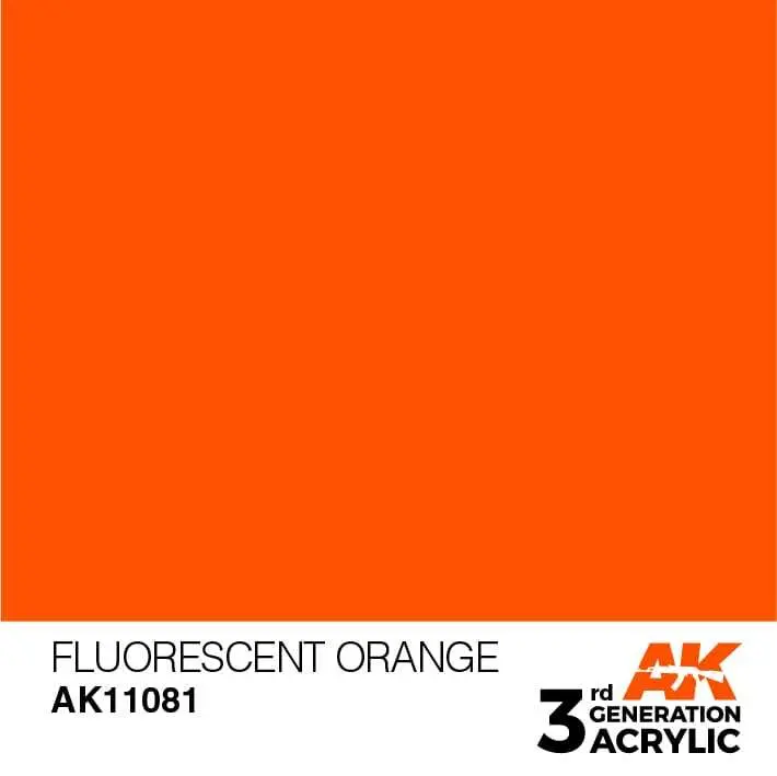 Fluorescent Orange 17Ml 1
