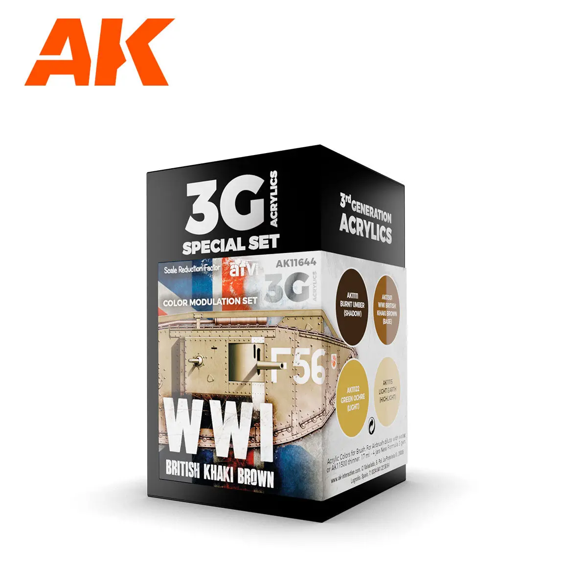Wwi British Colors Modulation Set 3G 1
