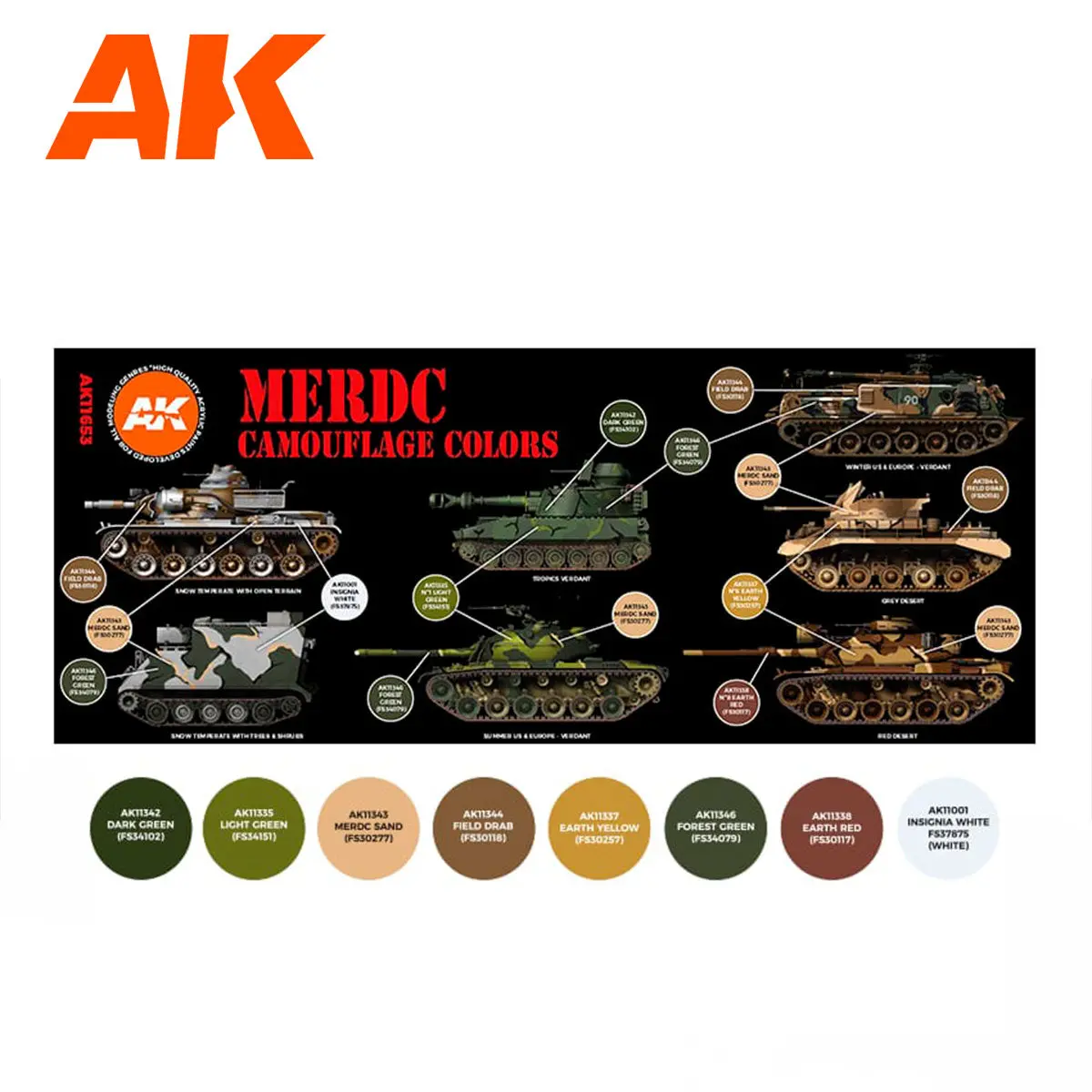 Merdc Camouflage Colors 3G 1