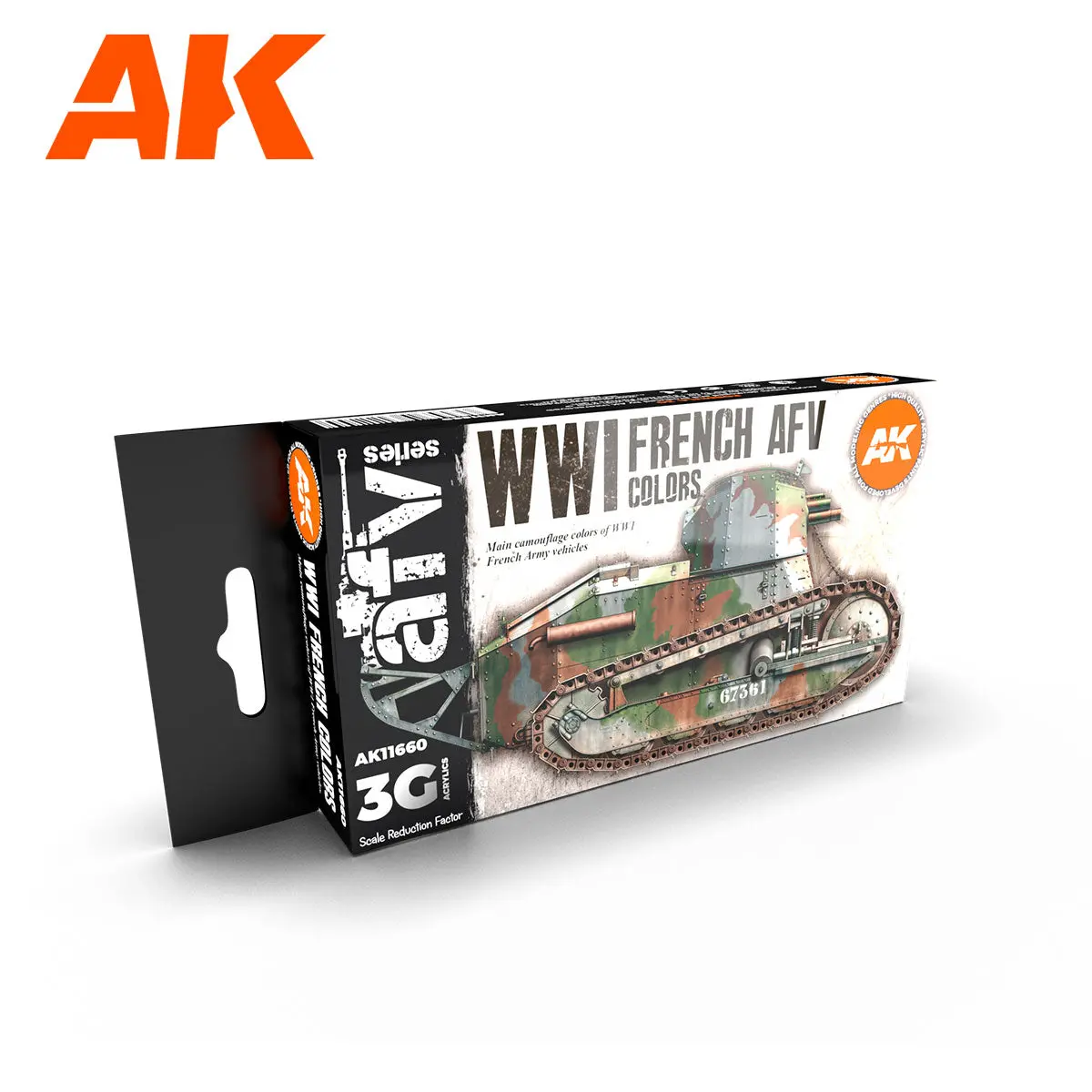 Wwi French Afv Colors 3G Set 1