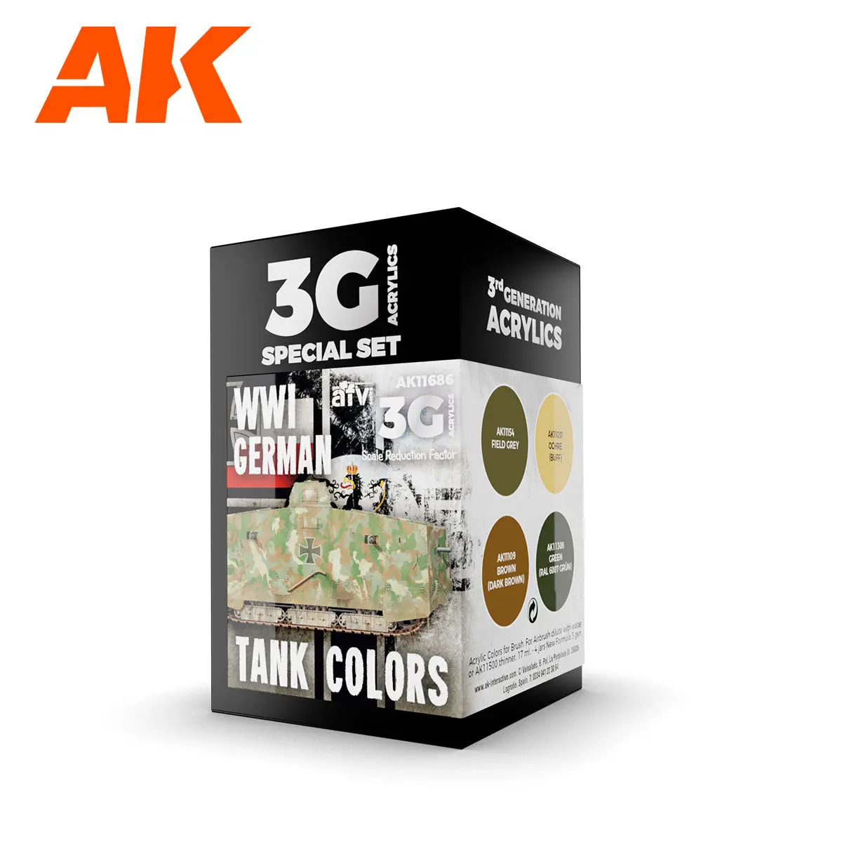 Wwi German Tank Colors 3G 1