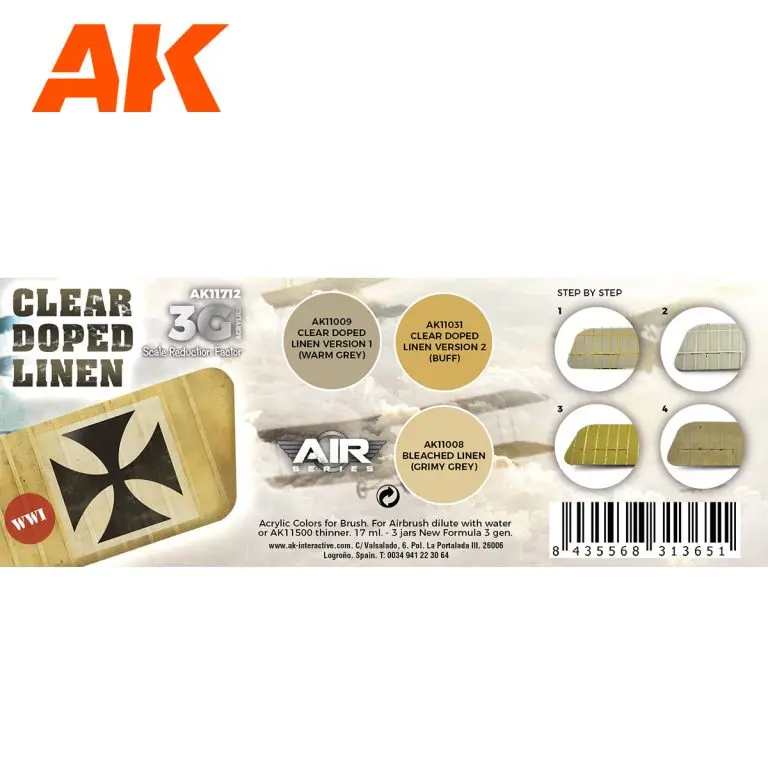 Clear Doped Linen. Ak 3Rd Gen 2