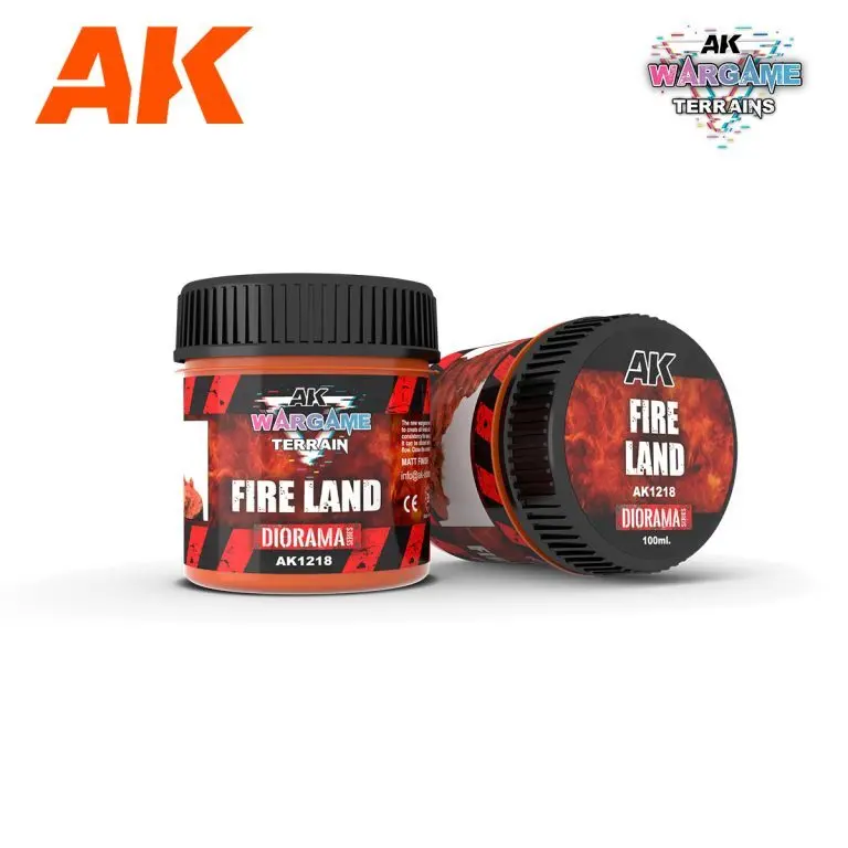 Ak Diorama Terrains - Fire Land (100Ml) 1