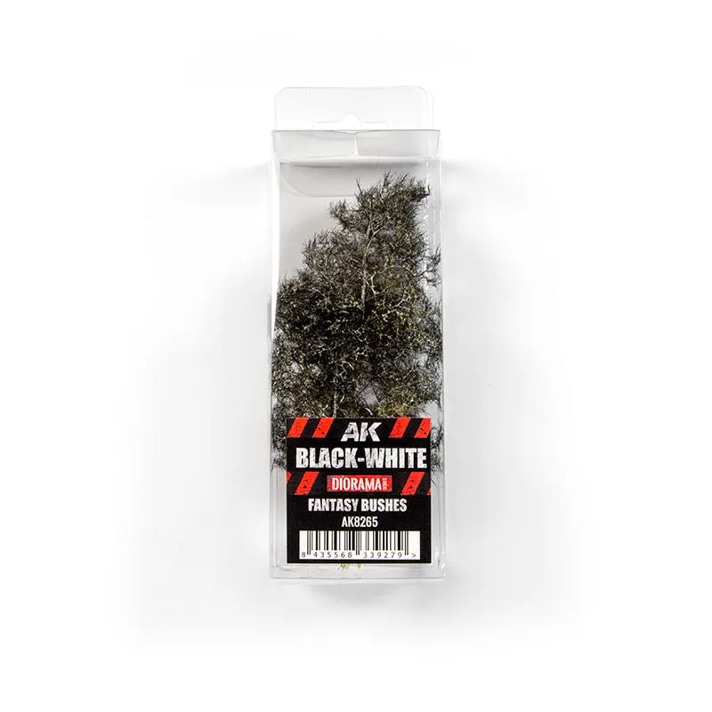 Ak Foliage: Black-White Fantasy Bushes 1