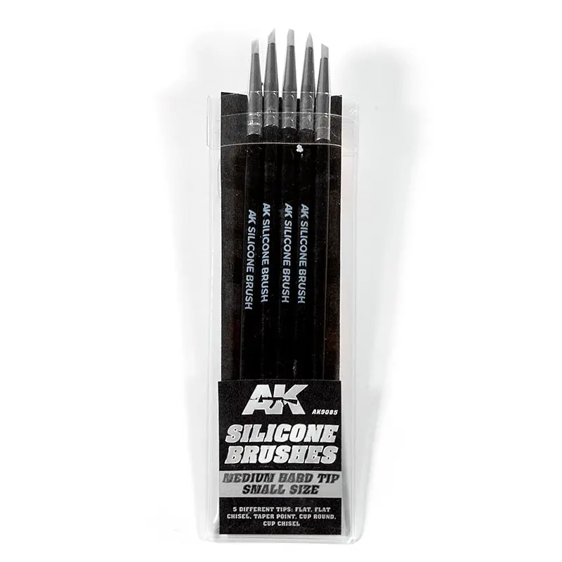 Silicone Brushes (Small) - Medium Tip 1