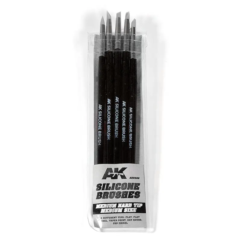 Silicone Brushes (Medium) - Medium Tip 1