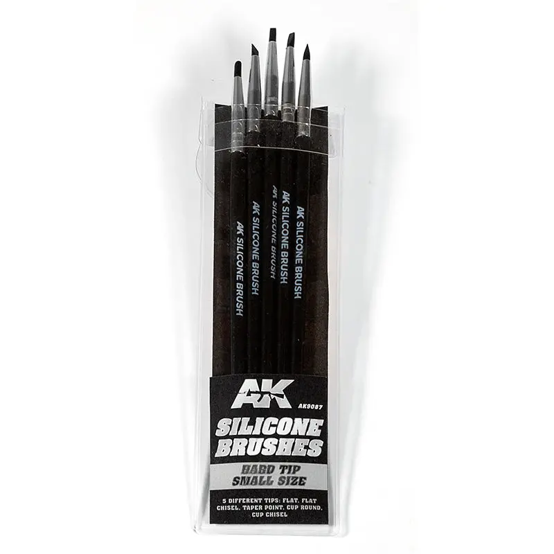 Silicone Brushes (Small) - Hard Tip 1