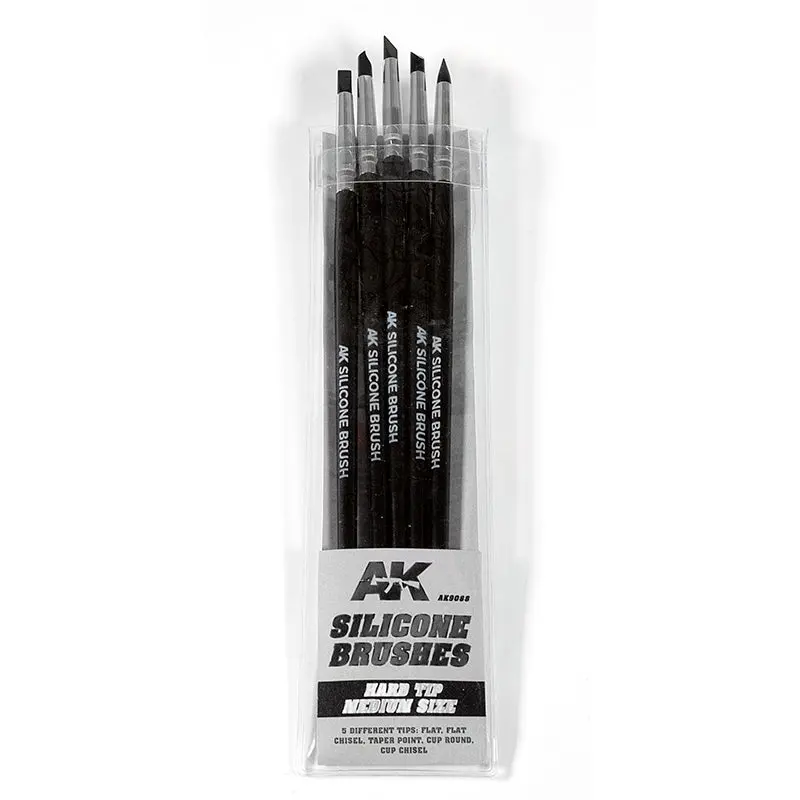 Silicone Brushes (Medium) - Hard Tip 1
