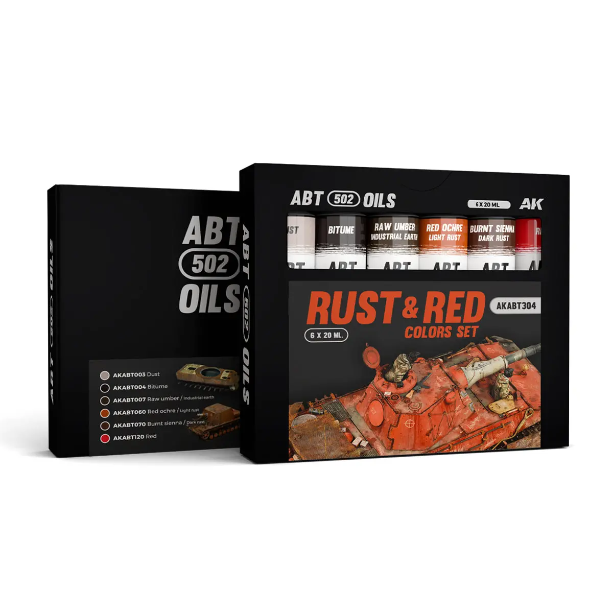 Rust & Red Colors Set - Abt 502 Oils (New) 1