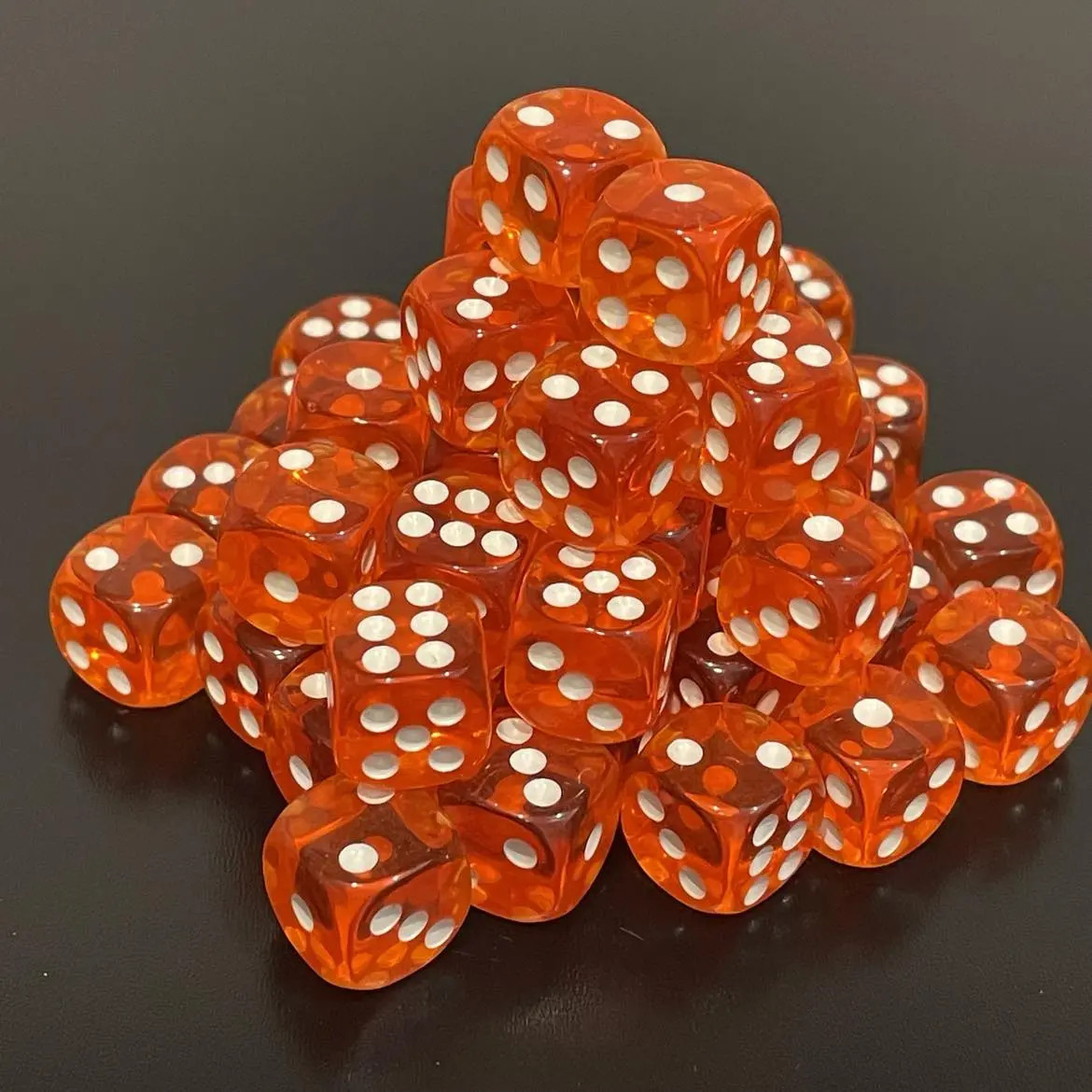 12Mm Dice Transparent Red (48) 1