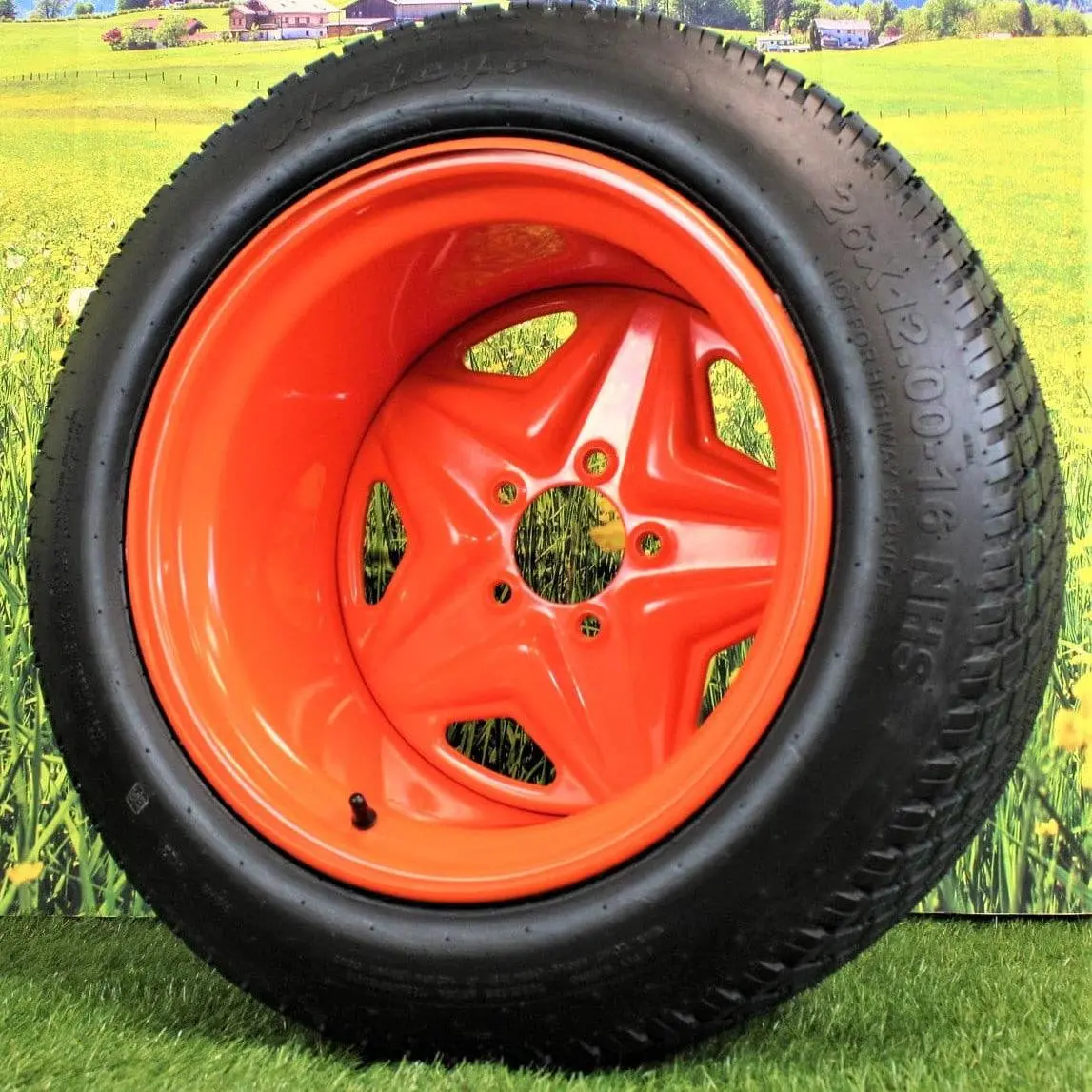 26X12.00-16 Tire And 16X10.5 Kubota Wheel Assembly - Oem Replacement (Set Of 2) 2