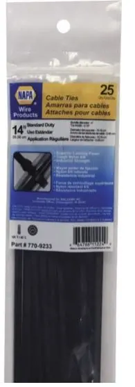 Correa De Lazo De Cable Negro Tiempo Estabilizado Amarre De Cable Automático
Precios Incluyen I.S.V. 1