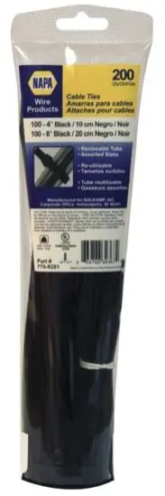 Correa De Amarre De Cable De Nylon Negro
Precios Incluyen I.S.V. 1