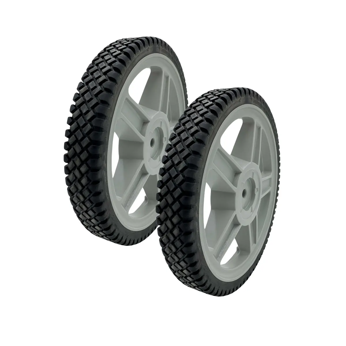 2-Pk Bs 709395 12" 5 Spoke Brick Wheel (12X1.75) Replaces 581010323 532442329 581010323 1
