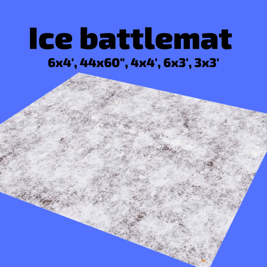4' X 4' Ice Battlemat 1
