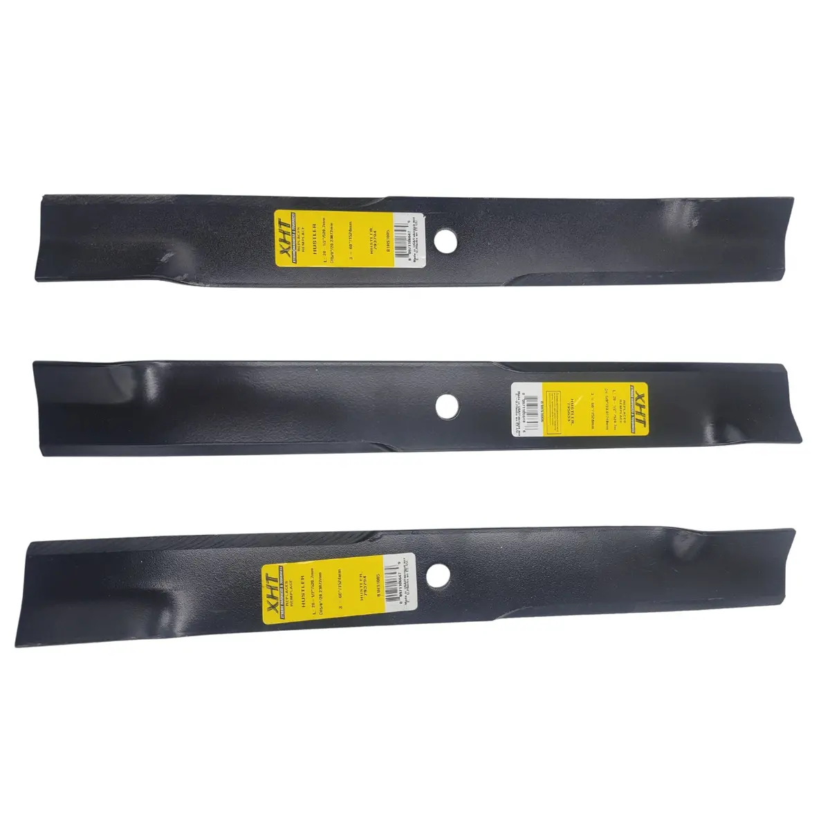 60" Hustler Rear Discharge Blade Set (Xht Marbain Steel - Made In Usa) 1
