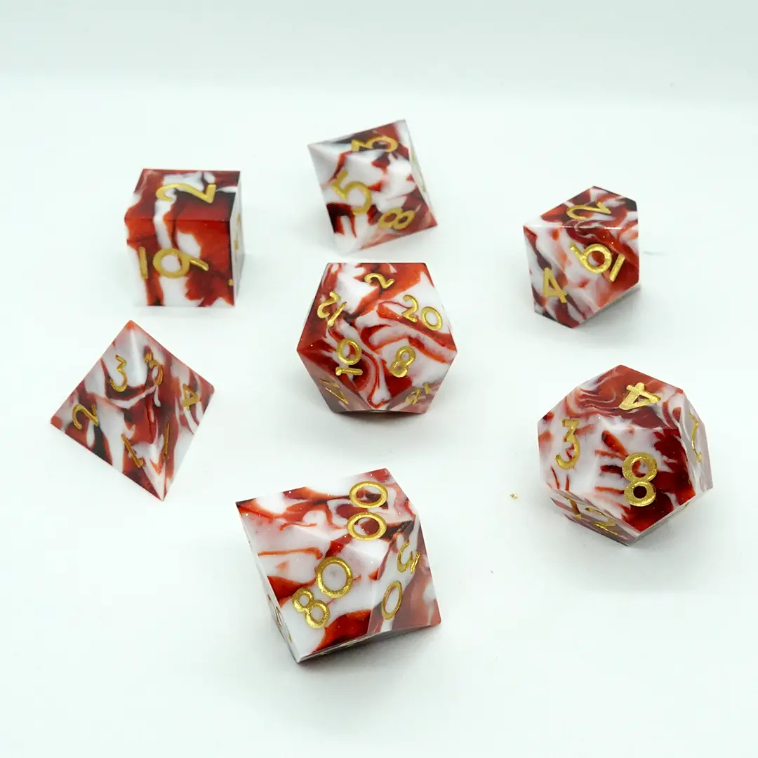 Candy Sharp Resin Dice Set 1