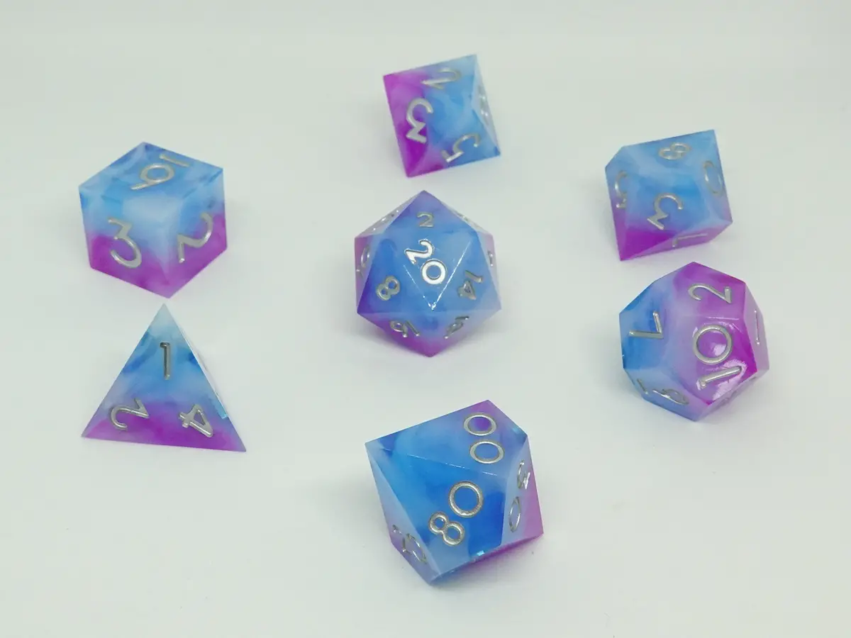 Cosmos Sharp Resin Dice Set 1