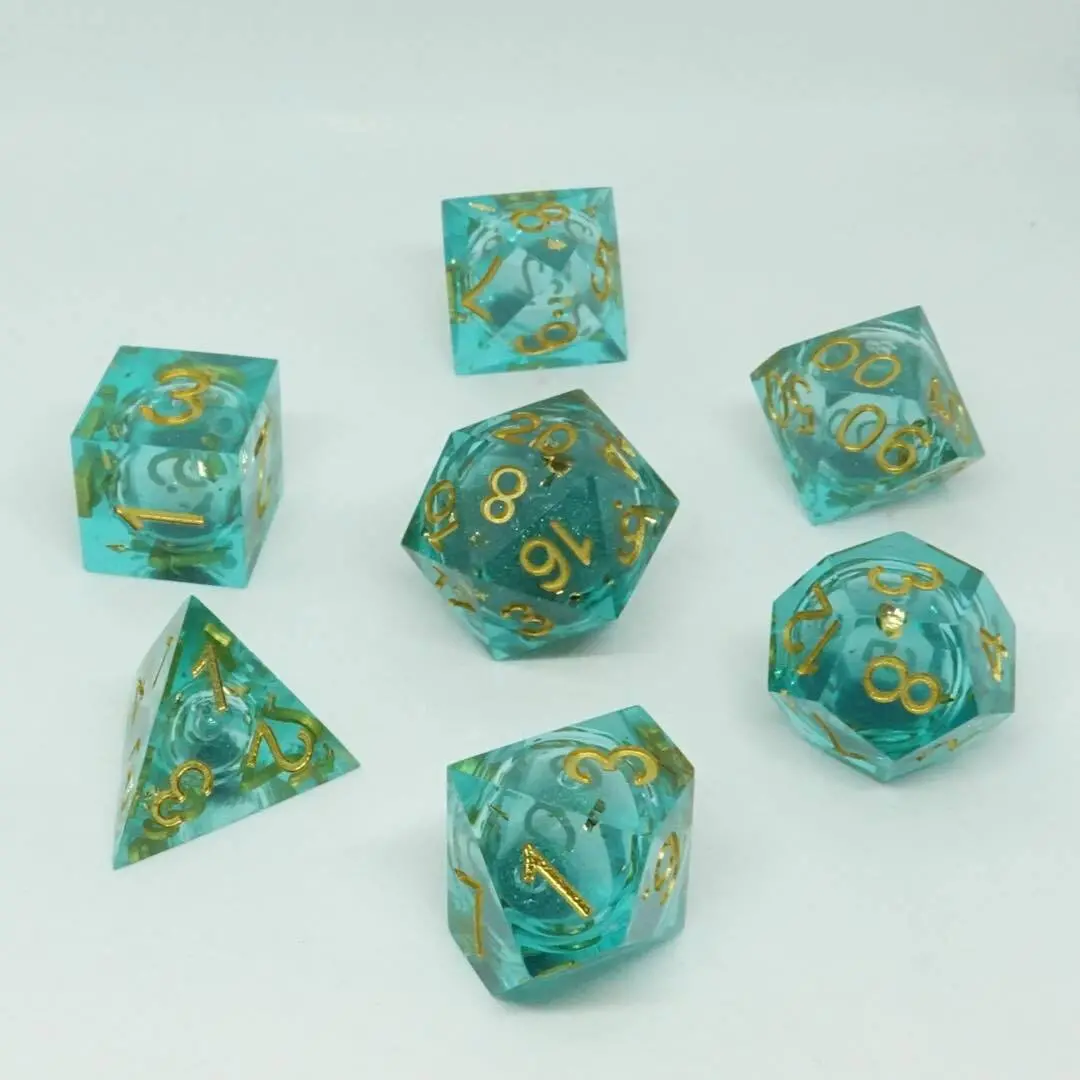 Molten Lagoon Liquid Core Dice Set 1