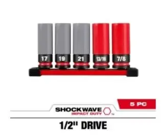 Kit De Socket De 1/2 De Impacto
Precios Incluyen I.S.V. 1