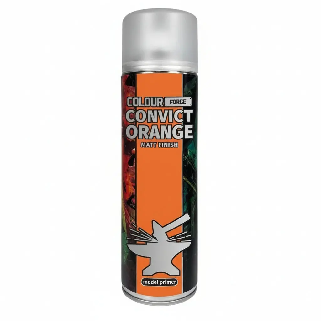 Colour Forge - Aerosol Spray Primer - Convict Orange 500Ml 1