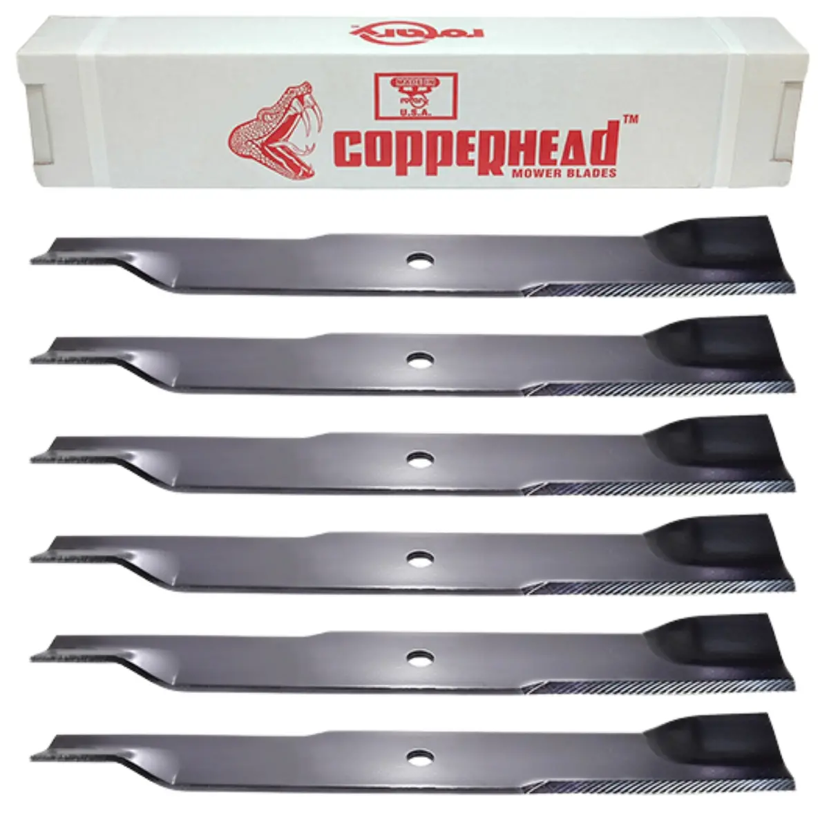 52" Hustler Blade 6-Pack Rotary 11557-6 (17-7/8" Long X 5/8" Hole) 1