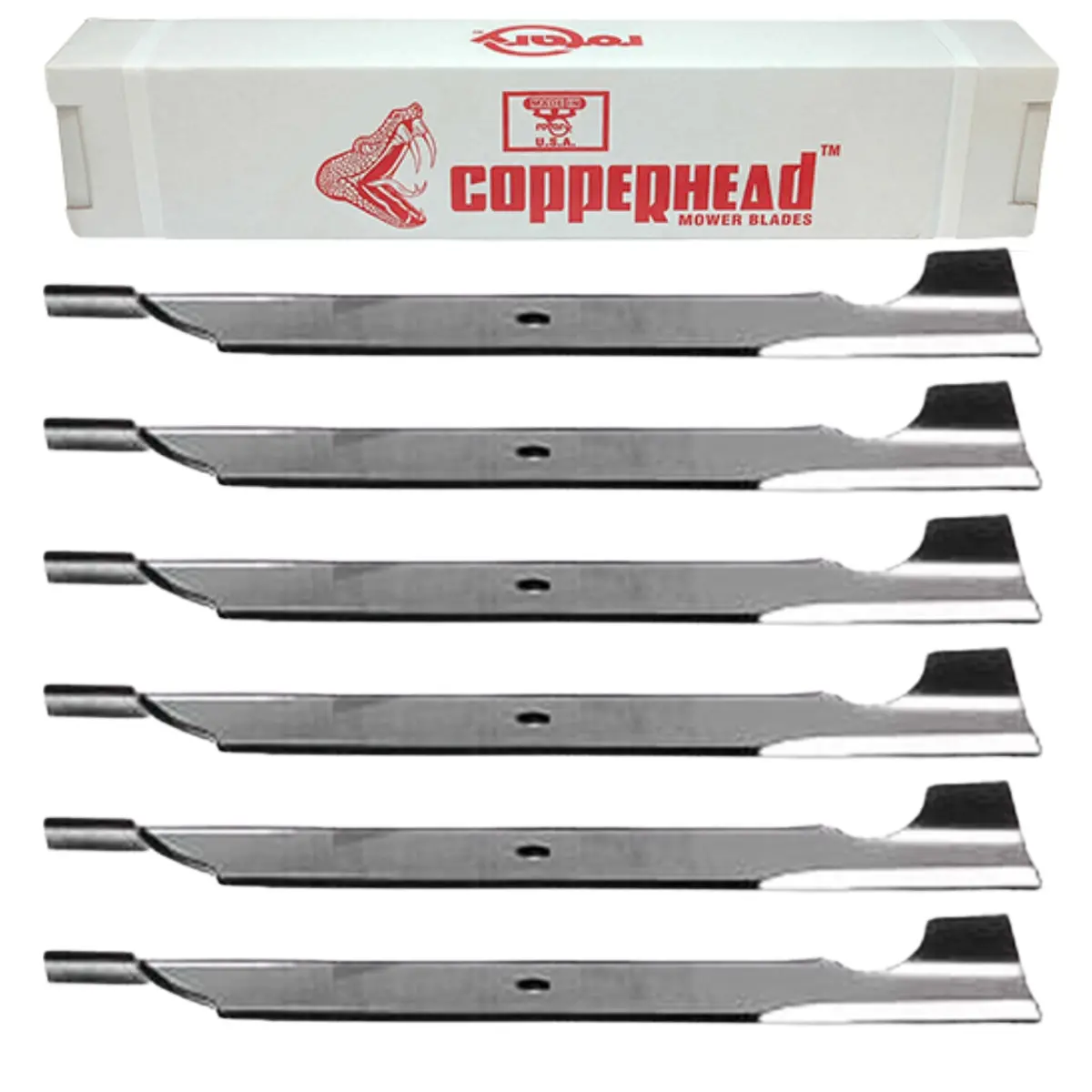 52" Hd High-Lift Blade 6-Pack Rotary 2173-6 (18" Long X 5/8" Hole) 1