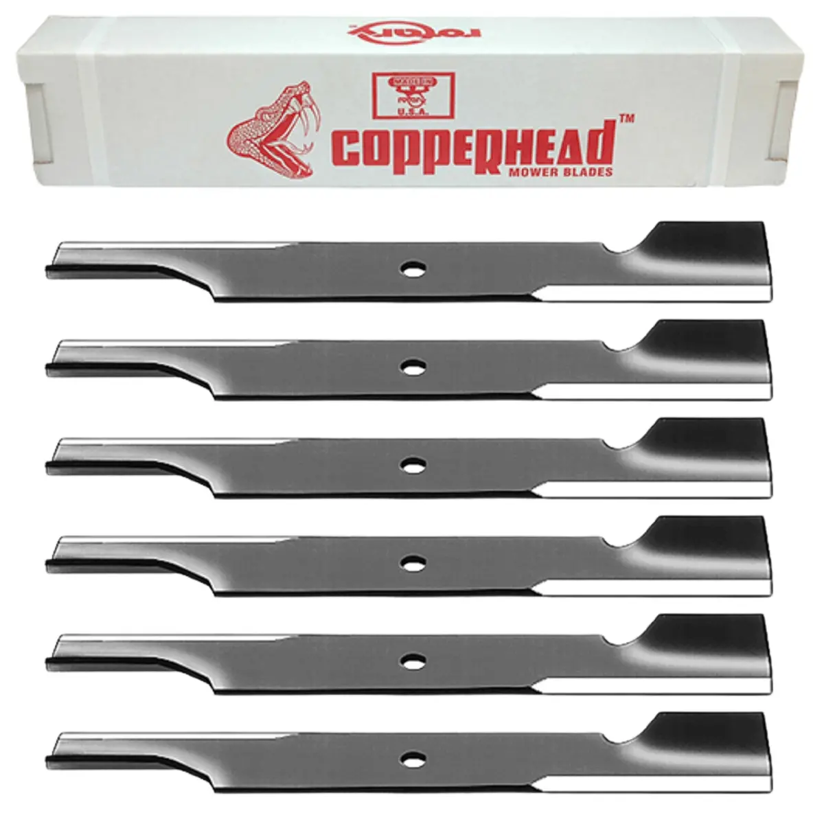 52" Hi-Lift Blade 6-Pack Rotary 3404-6 (18" Long X 5/8" Hole) 1