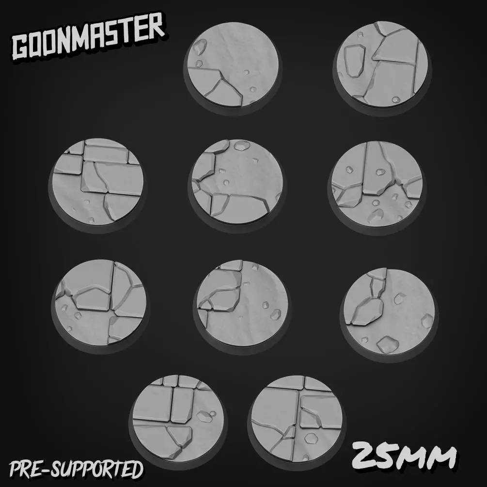 Cracked Stone Floor Bases 25Mm (10) 1