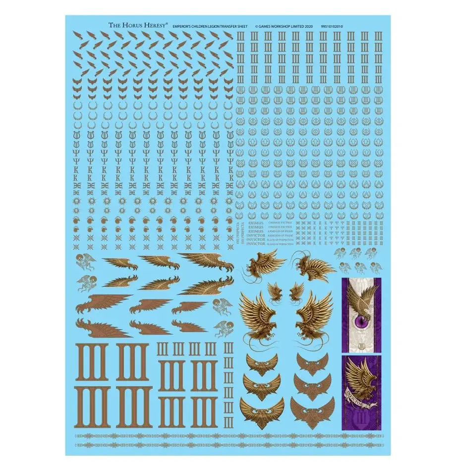 Emperor's Children Legion Transfer Sheet 1