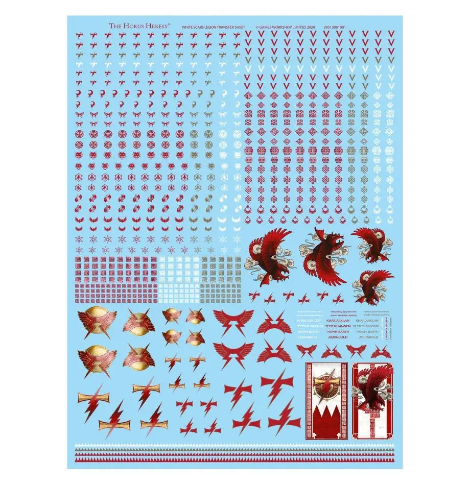 White Scars Legion Transfer Sheet 1