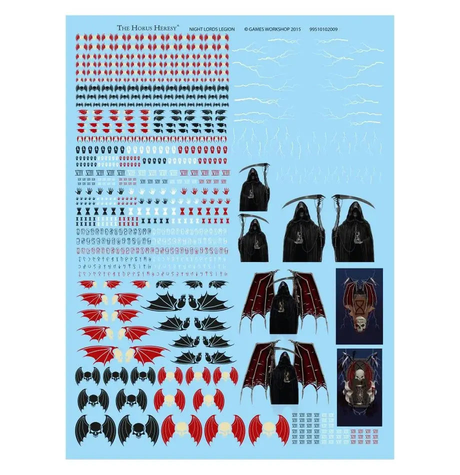 Night Lords Legion Transfer Sheet 1