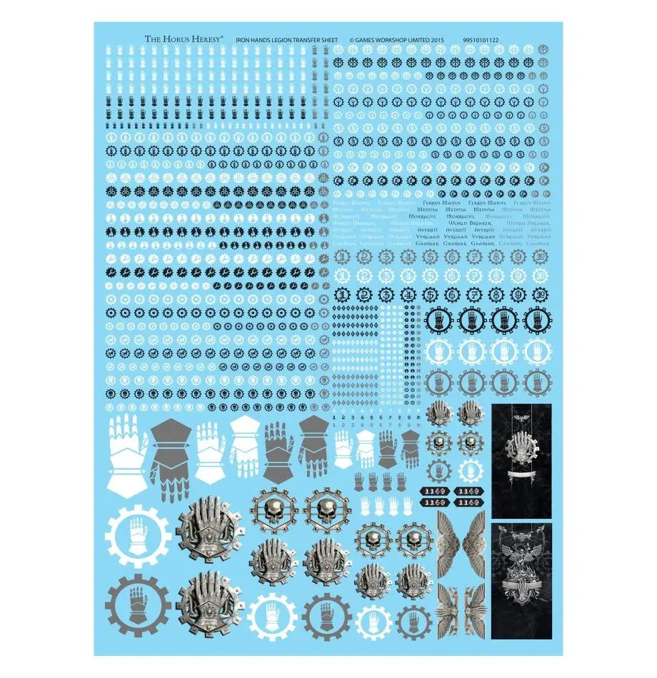 Iron Hands Legion Transfer Sheet 1