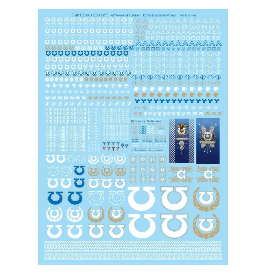 Ultramarines Legion Transfer Sheet 1