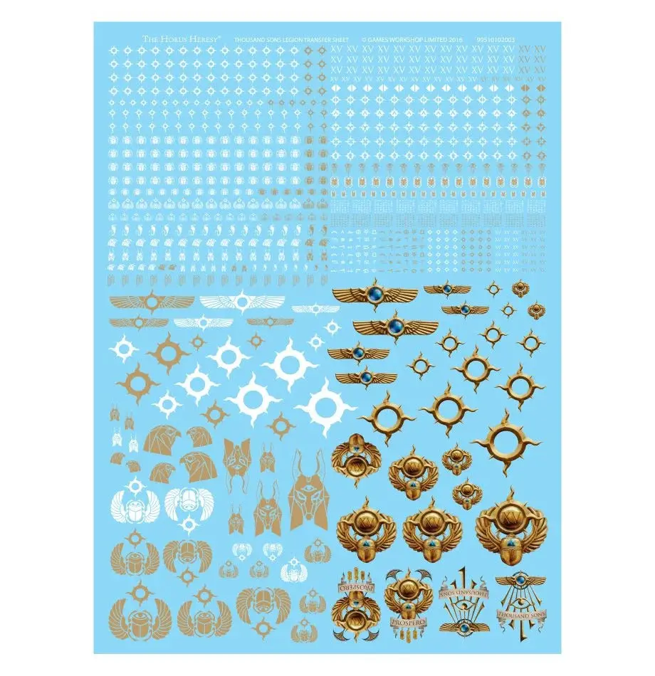 Thousand Sons Legion Transfer Sheet 1