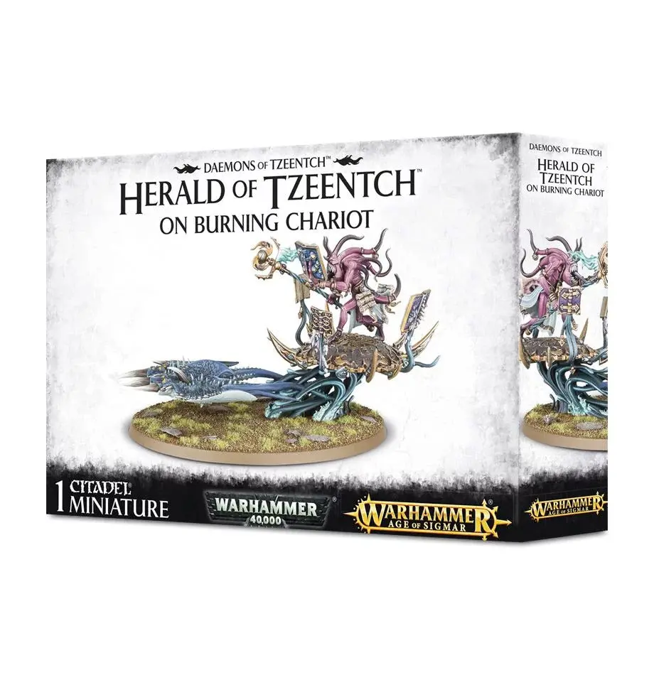 Fateskimmer, Herald Of Tzeentch On Burning Chariot / Exalted Flamer 1