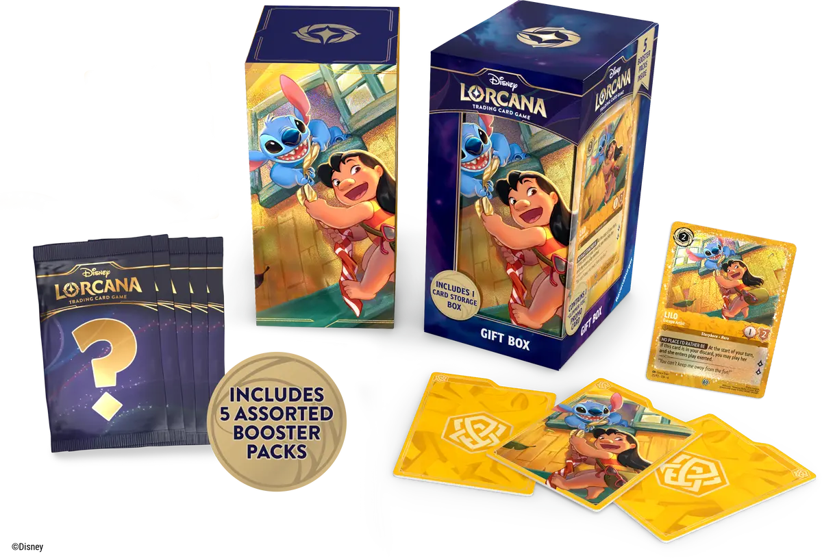 Disney Lorcana Archazia's Island Lilo Gift Box 1