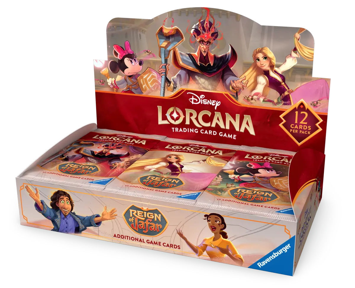 Disney Lorcana Reign Of Jafar Booster Display 1