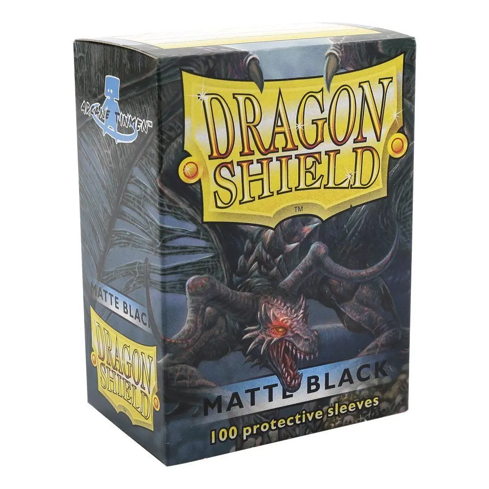 Sleeves - Dragon Shield - Box 100 - Black Matte 1
