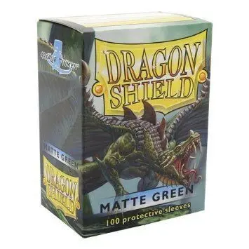 Sleeves - Dragon Shield - Box 100 - Green Matte 1
