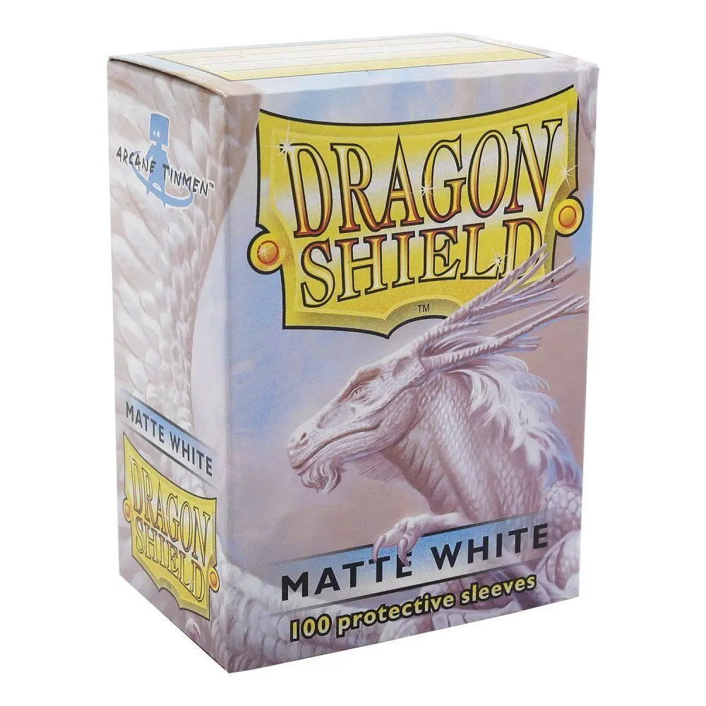 Sleeves - Dragon Shield - Box 100 - White Matte 1