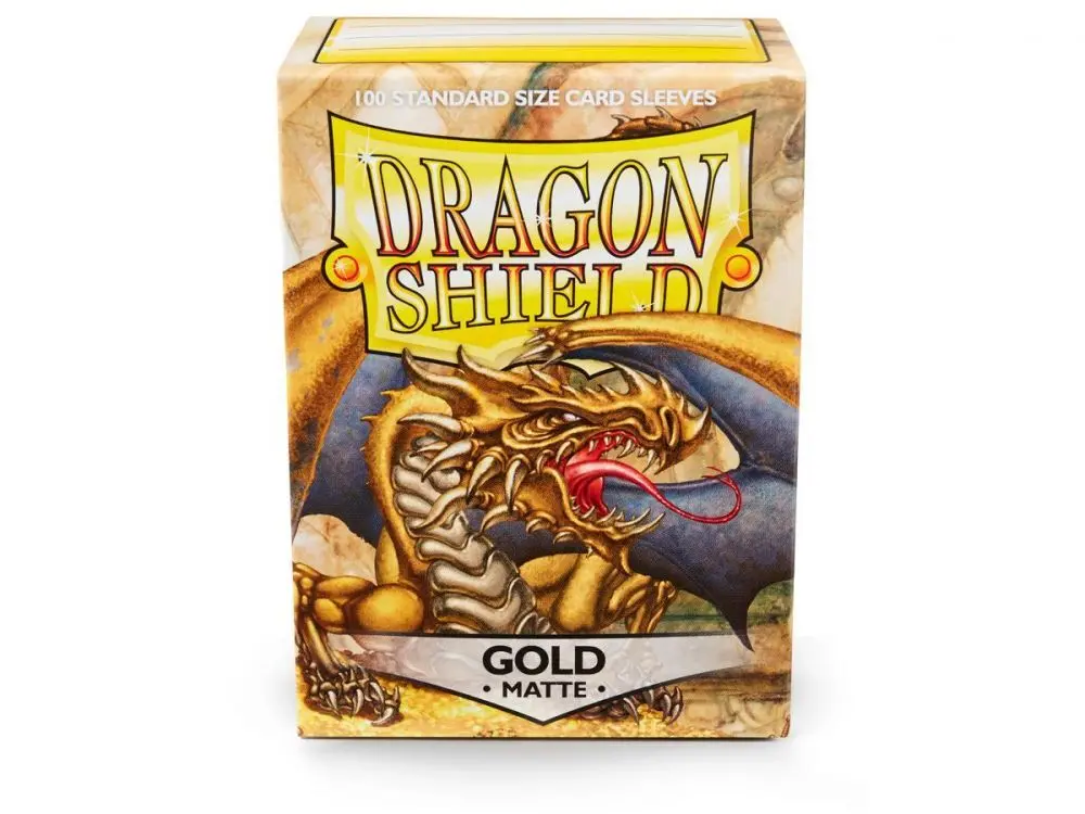 Sleeves - Dragon Shield - Box 100 - Gold Matte 1