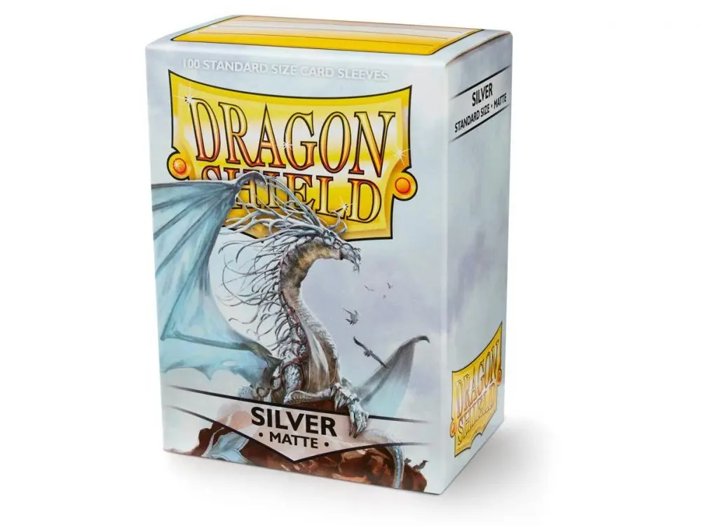 Sleeves - Dragon Shield - Box 100 - Silver Matte 1